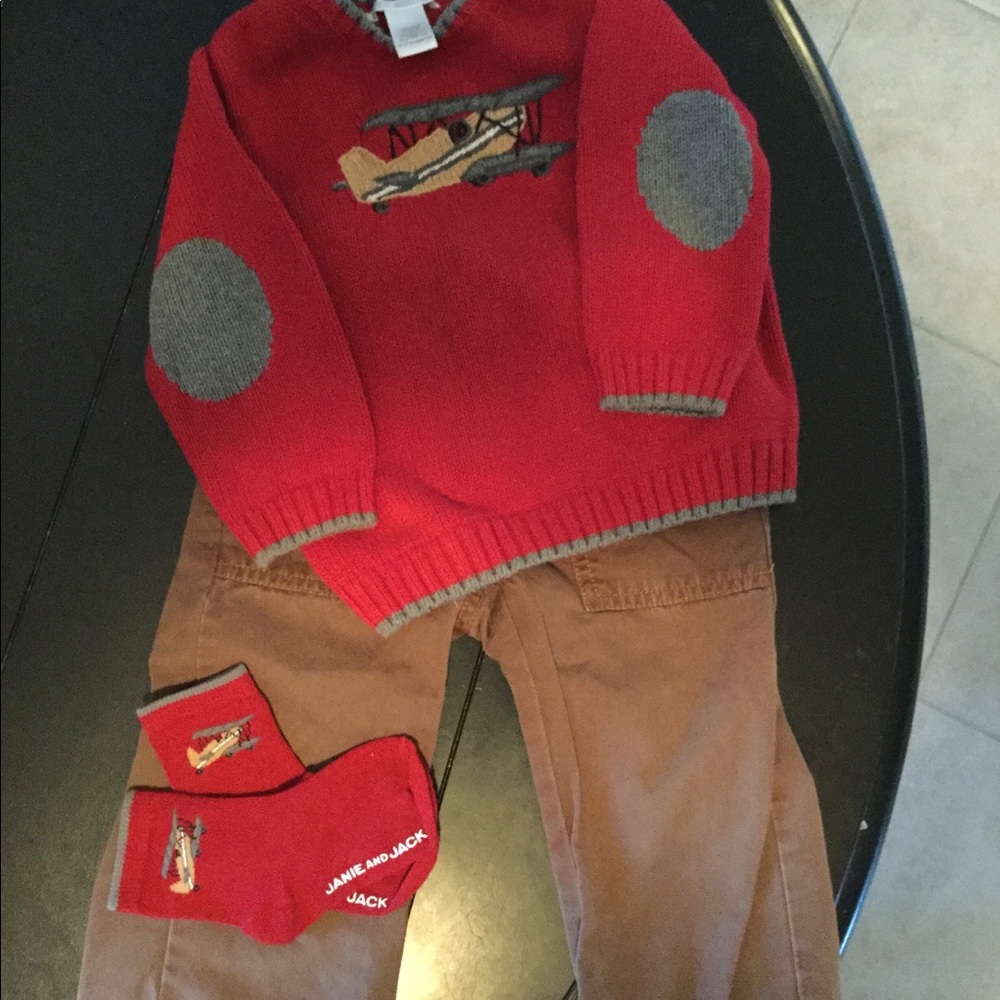Janie and Jack boy size 18 to 24 months outfit